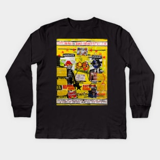 WARHOL BASQUIAT BOXING Kids Long Sleeve T-Shirt